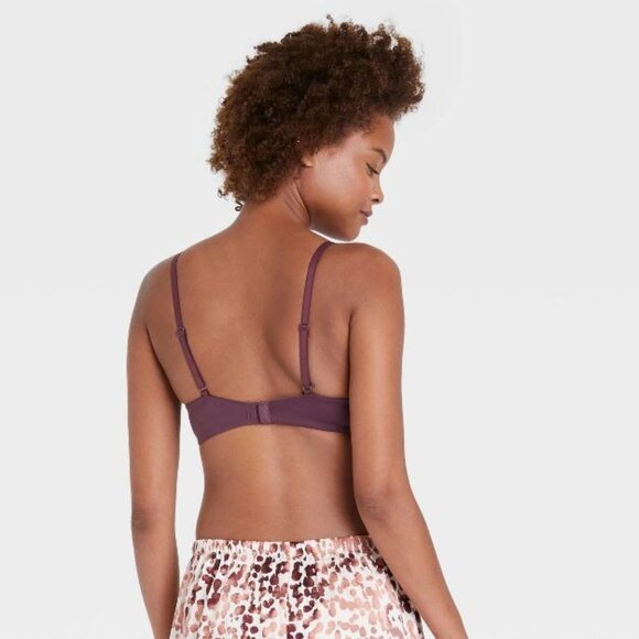 Auden Women's Size 36DD Essential Comfort Wire Bra Mauve New W/ Tags (Target) - Picture 2 of 5